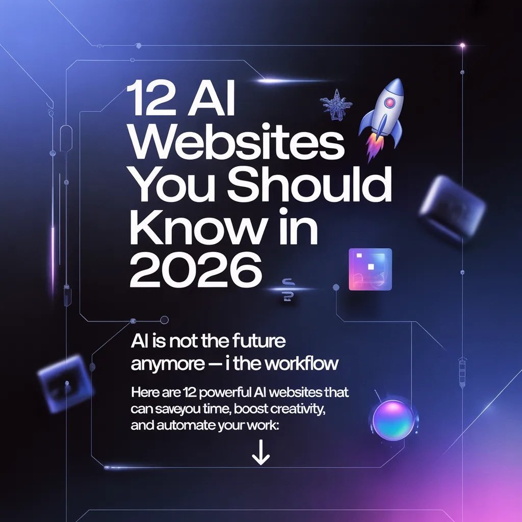 MarvinPricss's tweet photo. 🚀 12 AI Tools Most Professionals Haven’t Discovered Yet (2026)

The best AI tools aren’t always the most popular.

They’re the ones that quietly save you 10+ hours every week.

Here are 12 worth exploring:⤵️￼ https://t.co/QCuDXEfsFR