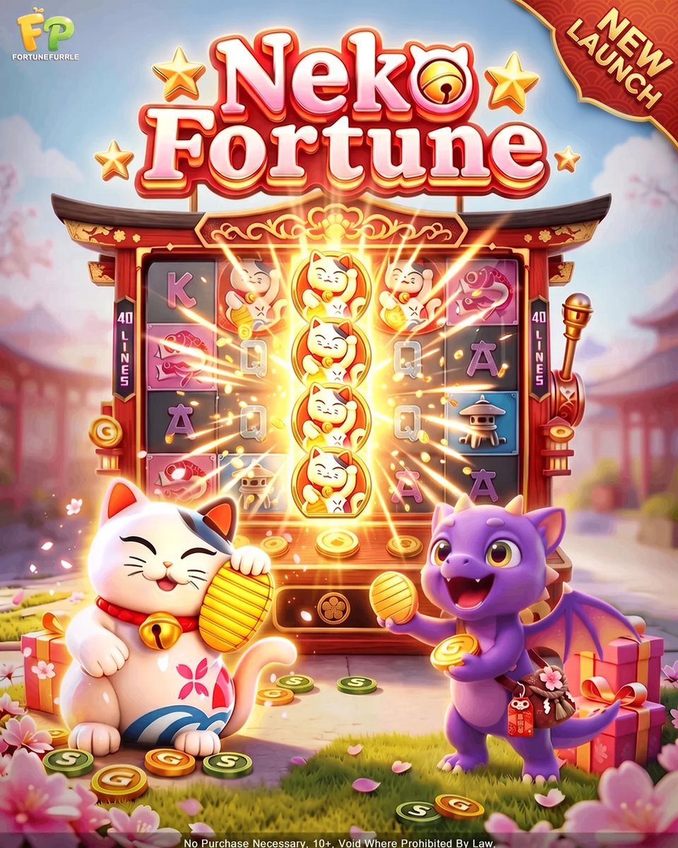 FortunepurpleFP's tweet photo. 🐱🌸 Step into the lucky world of Neko Fortune!

Feeling lucky? Comment “NEKO” below if you’re ready! 👇🍀

Click the link to register and claim our exclusive official fan rewards! ➡️：
[https://t.co/Bo0pxKFN5n ] https://t.co/9loX1d8V1r
