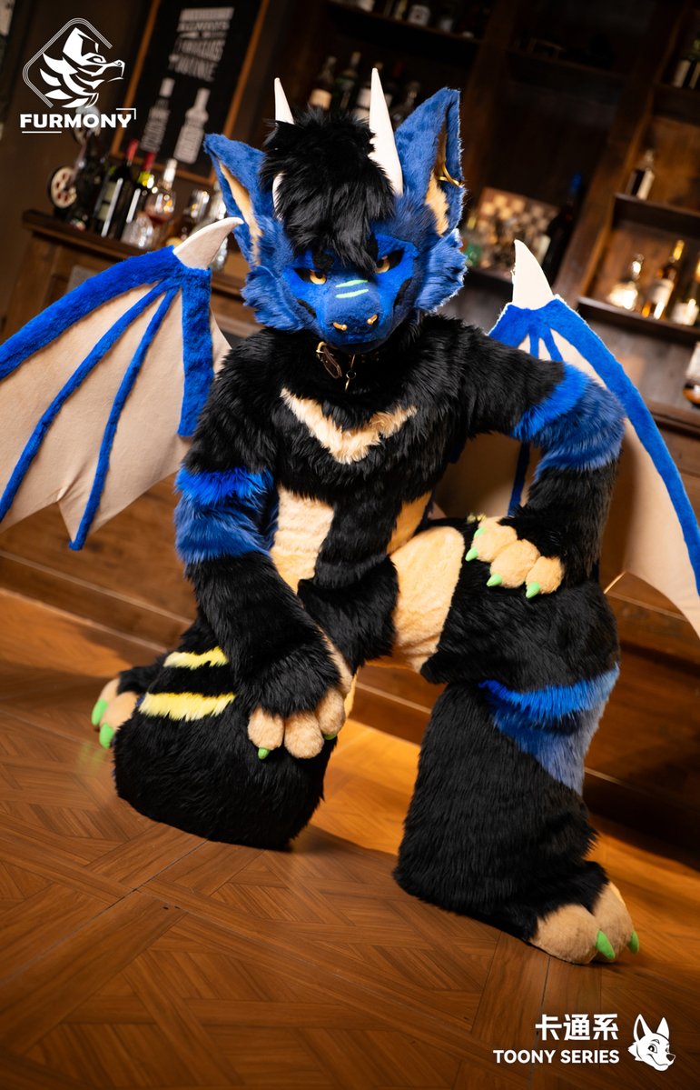 furmony's tweet photo. 「New Commission Finished」  
"Did you know dragons can bark? Neither did I. *chews on you chews on you chews on you chews on you chews on you chews on you chews on you chews on y-*"
Thanks for the trust from @fikofoxx

#furmony #furry #fursuit #鸿萌造物 https://t.co/YC1ghUQEt1