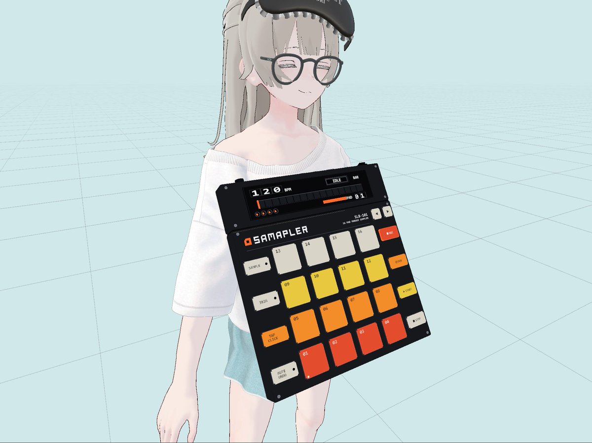 summer_sugoi's tweet photo. 【SAMAPLER カスタマイズツール🎨】
SAMAPLERのテクスチャを好きな配色で作れるwebページを用意してみました…!
マイカラーでSAMAPLERをカスタムしてみて!!
Chat-GPTとかと話して簡単に配色を作ってもらう機能もあるヨ🤖
#SAMAPLER https://t.co/Dgf8fxu132