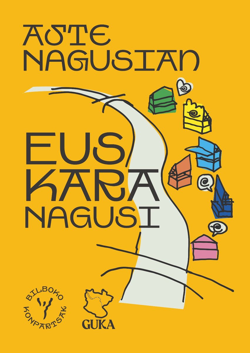 gukabilbon's tweet photo. "Aste Nagusian euskara nagusi" Aste Nagusia orain denaren eta etorkizunean izatea nahi dugunaren aldeko aldarri bat da. 

Bai Euskal Herrian, baita Bilbon ere, guztiontzako den hori euskaraz da.

Gozatu dezagun beraz, denok batera eta libre. Gora Aste Nagusi euskalduna! https://t.co/i0YX226aI8