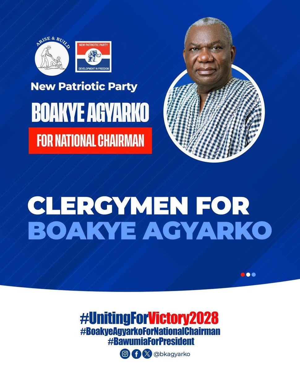 richmuffy's tweet photo. @ForTheRecordsGh Boakye Agyarko's bid for chairmanship is impacting everyone significantly.  
Boakye Agyarko for everyone; everyone for Boakye Agyarko.

Boakye Agyarko as National Chairman  
❤️🤍💙🐘📍

#BoakyeAgyarkoforChairman 
#AriseAndBuild https://t.co/4wnQ4uftH6