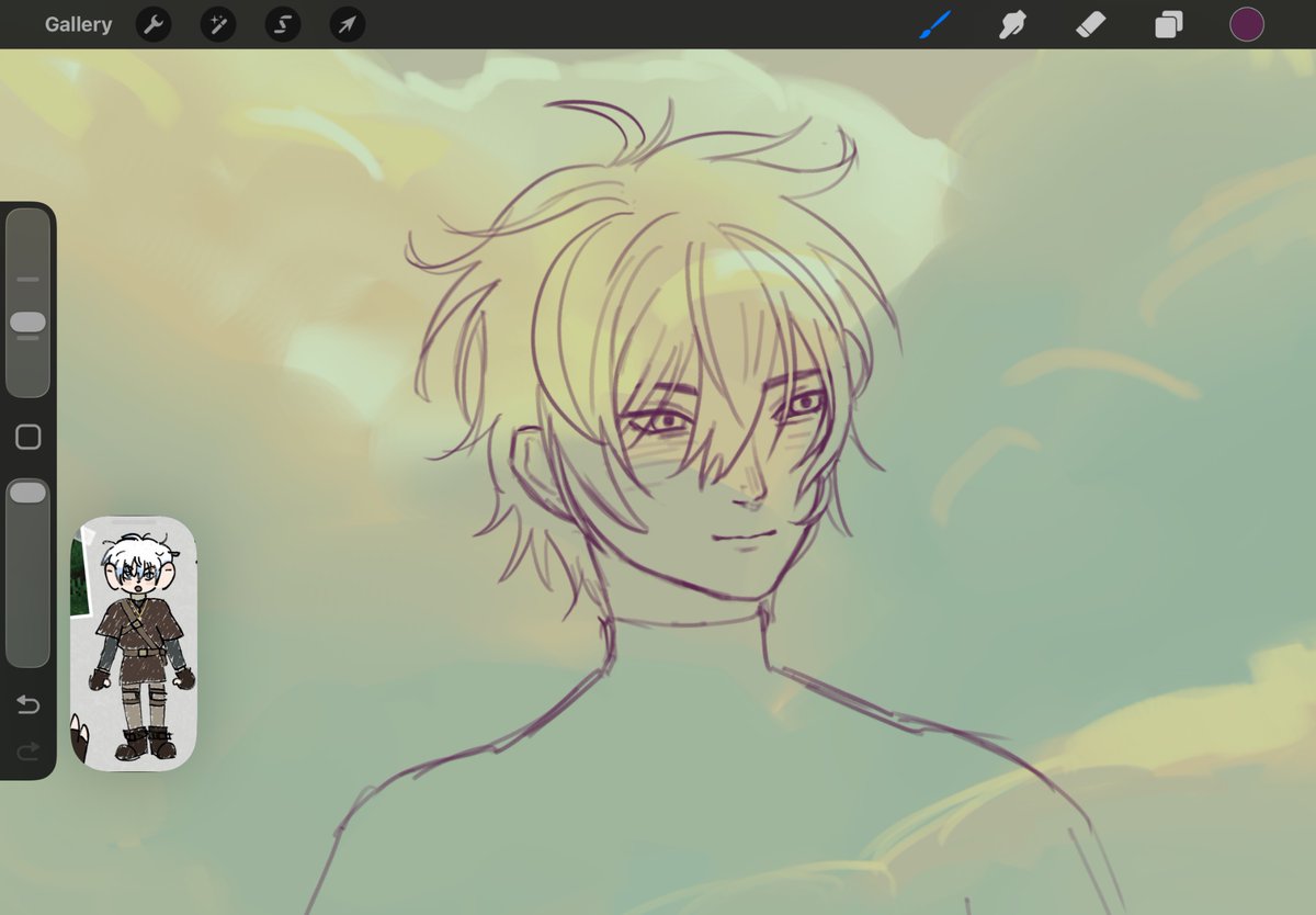 Blitz_Melone's tweet photo. My sketch vs lineart is so funny idk why
#kaepix #kalvin https://t.co/RwlcECE0Lz
