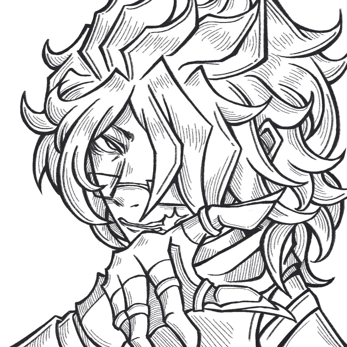 Kinranico's tweet photo. wip commission but he lwk looks like theobaldthebird like this LMAOA https://t.co/mK820oL2BE