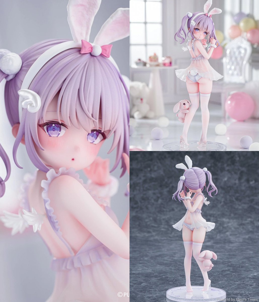 figure_times's tweet photo. PUFF GIRL、ほし氏が描いた『白うさぎの天使』がフィギュア化！2027年5月発売予定 

詳細はリプ欄へ👇️
※国内販売は現状不明です

#フィギュア #ほし https://t.co/r41DTz9aKU
