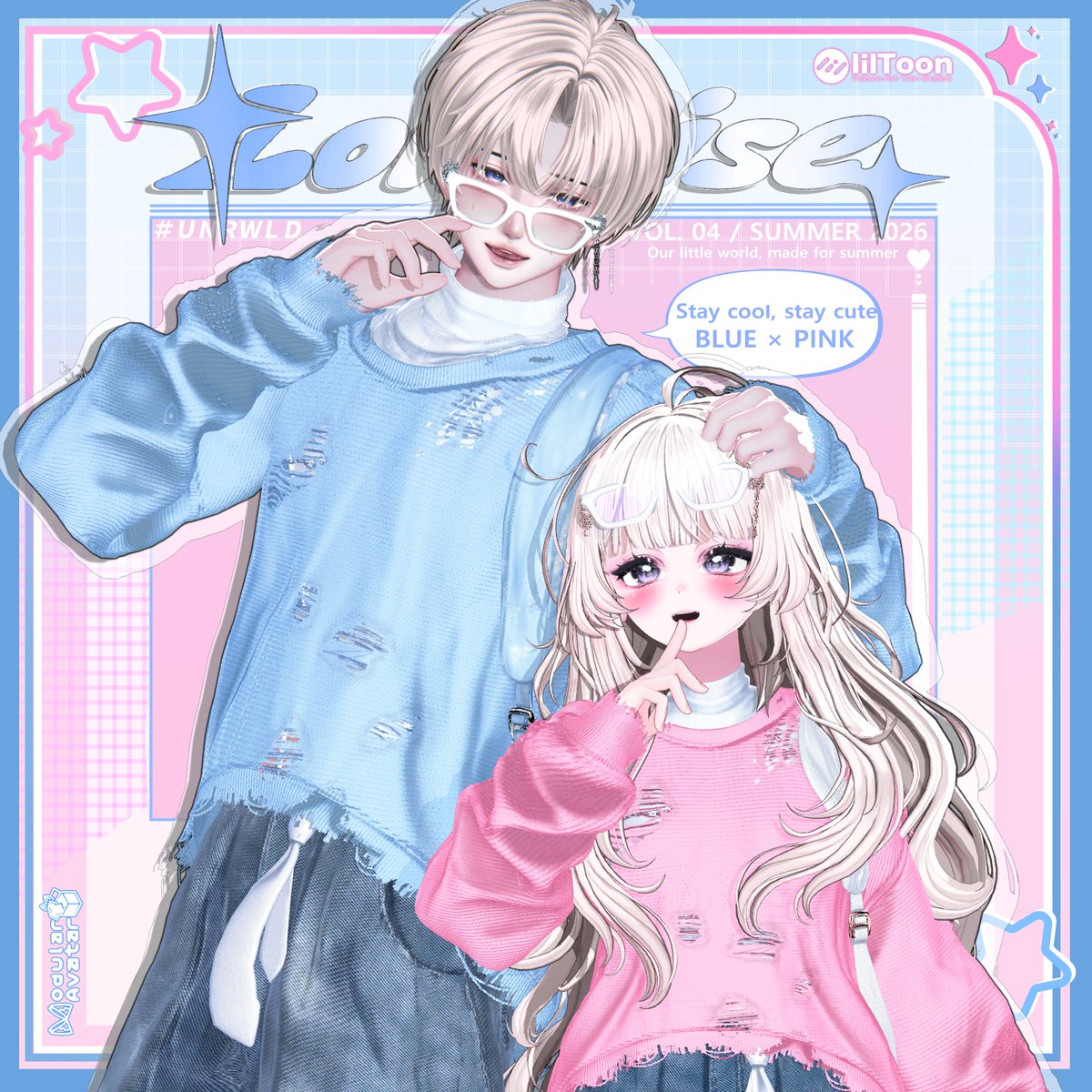 Booth_UNRWLD's tweet photo. 🌊 『 𝟑𝟎 𝐀𝐕𝐀𝐓𝐀𝐑 ｜ 𝐋𝐎𝐖 𝐑𝐈𝐒𝐄 』 🐚

RT＋フォロワーイベント開催中！🌊

⏰ +====== 𝐎𝐏𝐄𝐍 𝐒𝐀𝐋𝐄 ======+ ⏰
𝟐𝟎𝟐𝟔 . 𝟎𝟖 . 𝟐𝟏　𝟏𝟖:𝟎𝟎 ~ 𝟐𝟎𝟐𝟔 . 𝟎𝟖 . 𝟑𝟏　𝟏𝟖:𝟎𝟎

𝐅𝐔𝐋𝐋 𝐏𝐀𝐂𝐊　𝟒𝟎𝟎𝟎円 → 𝟏𝟗𝟖𝟎円
𝐖𝐎𝐌𝐀𝐍　　  𝟏𝟑𝟎𝟎円 → 𝟗𝟗𝟎円
𝐌𝐀𝐍　　　　 𝟏𝟐𝟎𝟎円 → 𝟖𝟗𝟎円

============================
RT＋フォローしてくださった方の中から、抽選で3名様にフルパックをプレゼントいたします！

🔗 BOOTH LINK
https://t.co/FYABvU4Ksf
============================

🌊対応アバター🐚
Minase / Komano / Hanka / Suzuya / PlusHead / Kanata / Nakiya / Kuuta /Chiffon, Chocolat, Lime, Plum / Mizuki, Rurune, Kaguya / Mao / Shinano / Shinra / Lumina / Misaki / Milfy / Manuka / Milltina / Sio / Mayo / Airi / Moe / Marycia / Fyuett / Lasyusha

============================
発売前に、キャラクターの写真を追加でアップロードする予定です。

* 色々なカラーバリエーションをご覧になりたい方は、ぜひリンク先でご確認ください! *
#Booth_UNRWLD #VRChat #blender #BOOTH #Minase3d #shinano_3d #UNRWLD