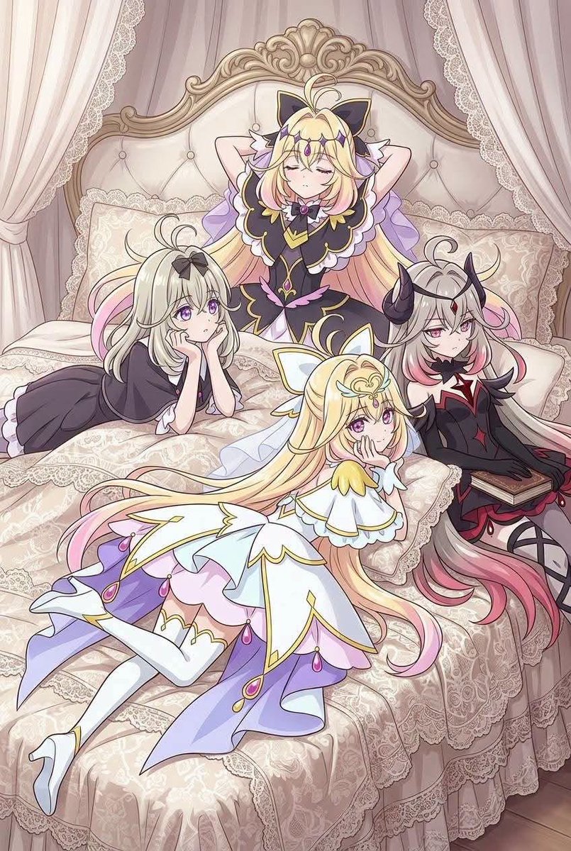 precure_idol's tweet photo. Chan Luluka 4 
1 shadow eclipse dark black 
2 arcana shadow black 
3 arcana white 
#precure 
#AIイラスト https://t.co/EJk0FfTJmt