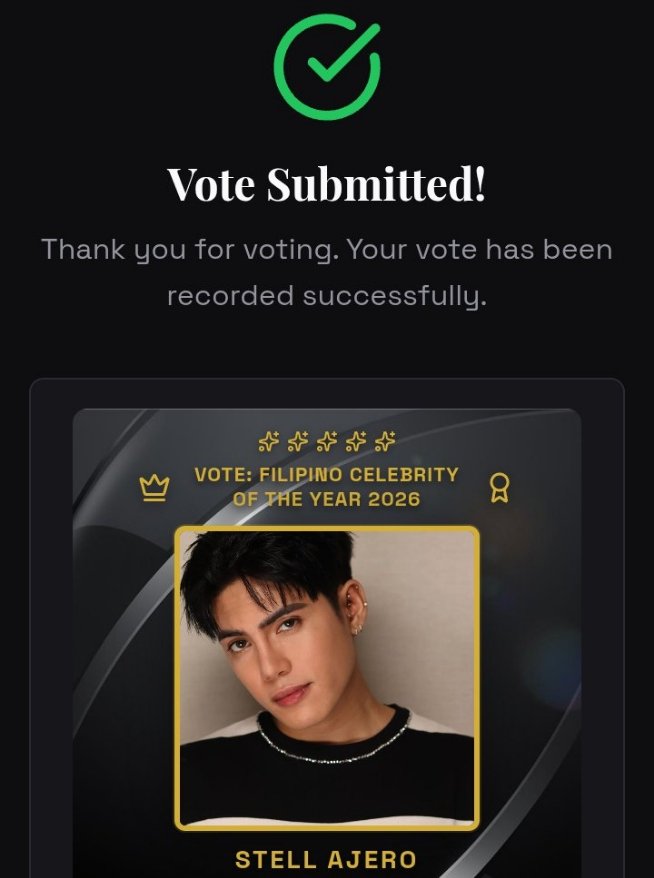 ellen08372338's tweet photo. #NETIZENCHOICE     #STELLAJERO for  FILIPINO  CELEBRITY of the Year 2026    #STELLAJEROFCTY2026    
#FCOTY2026      
@thenreport

SOLOIST STELL IS BACK 
#CrazyStell     #Crazy

@stellajero_   #SB19_STELL https://t.co/8tZHGJWkFu