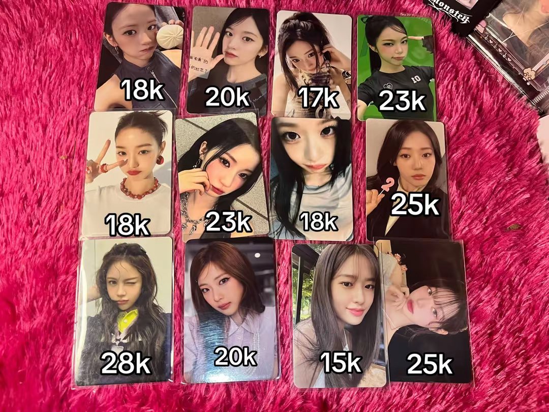 lagibeuuu's tweet photo. wts photocard babymonster &amp; ive
&amp; h2h
🍒 splitpay
🍒free pack 3k untuk pc album 5k
🍒bisa qris
🍒 not for sensibuyers
🍒dom jateng
🍒bisa kondi
🍒bisa proof

#ivesell #baemonsell #h2hasell https://t.co/goCHBkdykh
