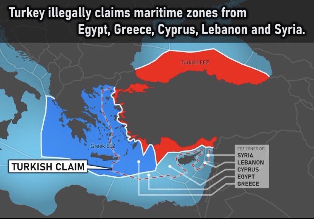 EastMedMonitor's tweet photo. Turkey’s armament follows the path of Nazi Germany #think

Remember when Nazi Germany openly rearmed—building a massive army and navy while Europe watched and hoped it was “only for defense”?

Those forces were never meant to protect. They were built to seize Lebensraum—the “vital space” the Nazi expansionists claimed as destiny.

The same almost identical script is playing out today with Turkey’s expansionist vision.

The rapid naval and military buildup under the Blue Homeland (Mavi Vatan) doctrine is NOT for defense.

It is designed to project power, erase the maritime rights of Greece and Cyprus, isolate Israel and fulfill neo-Ottoman dreams of domination in the Aegean, Eastern Mediterranean, and beyond.

History doesn’t just rhyme. Sometimes it repeats in plain sight.

Who are the Chamberlains of today in Europe and the USA ?
#history #geopolitics #EU