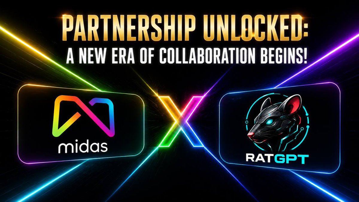 MidasLabs_Games's tweet photo. MIDAS Labs 🤝 RATGPT

Announcing our partnership with @RATGPT_official, a decentralized platform where users create, tokenize, and trade AI agents, turning AI systems into real, ownable digital assets on-chain.

Games are starting to run on AI agents, whether it’s NPCs, in-game economies, or player-facing tools, and that needs infrastructure built for it. RATGPT’s approach to tokenized, ownable AI agents opens up a new layer of what indie studios in our ecosystem can build with.

Two projects, one focused on games, the other on agent economies, meeting at the intersection of AI and Web3 gaming.

More to come 👀