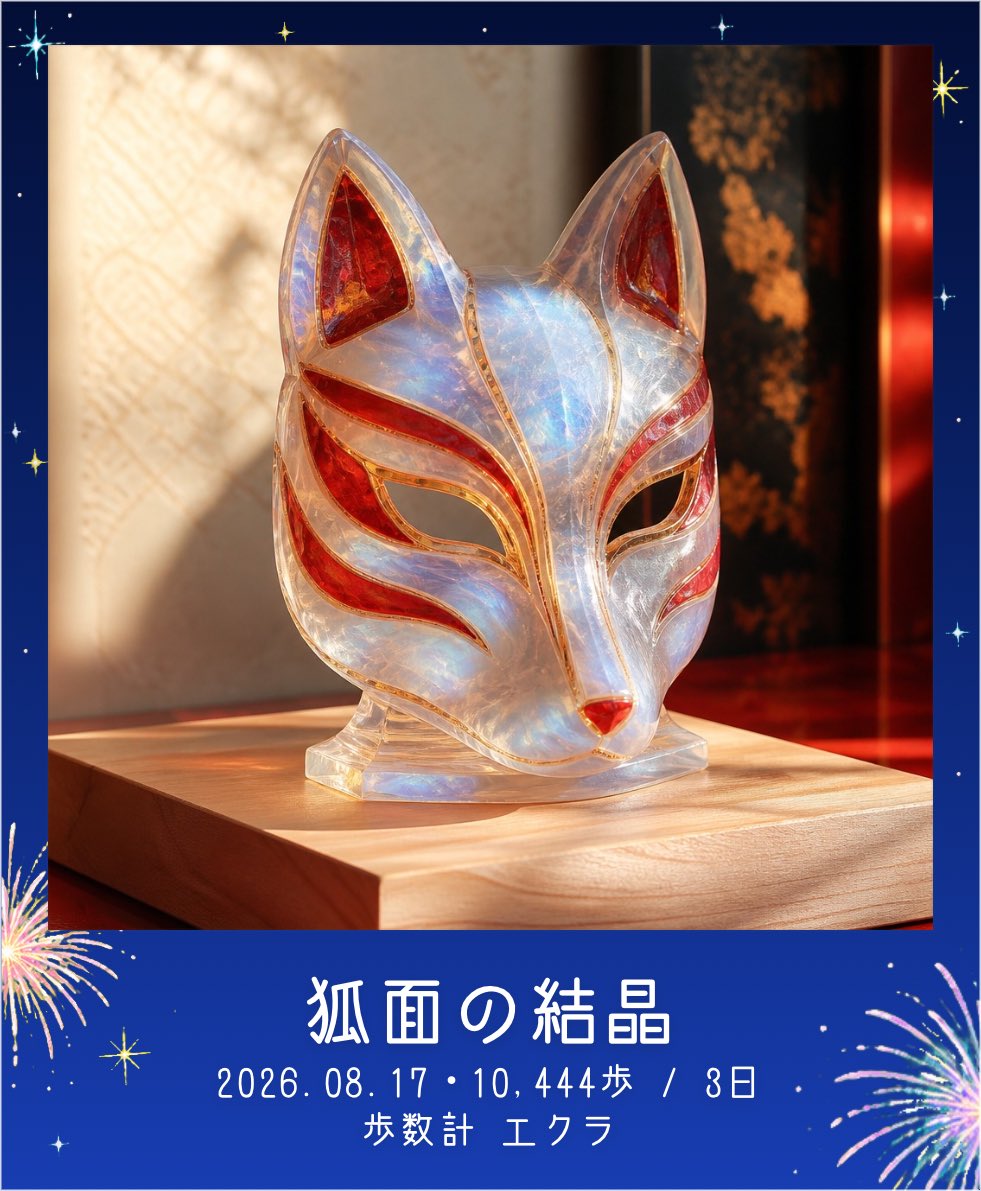snowdarkcats's tweet photo. 今日の歩数でクリスタルが育ちました。

#歩数計エクラ #歩いてクリスタル育成中 #Eclat https://t.co/NrDSwdqfkn