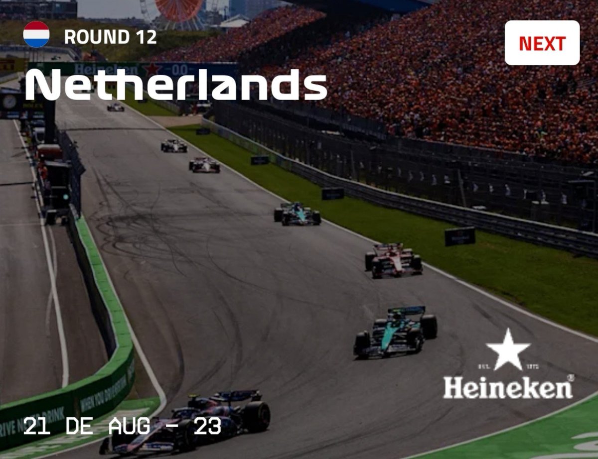 diogo2707's tweet photo. 🏁🇳🇱 É Race Week na Fórmula 1!   

Horários para o GP da Holanda:

📅 Sexta-feira (21/08):
🕑 07:30 - Treino Livre 1
🕑 11:30 - Quali Sprint

📅 Sábado (22/08):
🕑 07:00 - Sprint
🕑 11:00 - Qualificação

📅 Domingo (23/08):
🕑 10:00 - Corrida https://t.co/4lA0xTbCeC