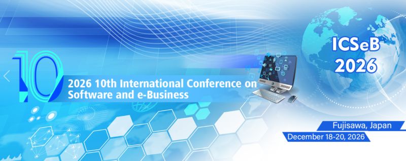 Hiro_Washi's tweet photo. I am thrilled to announce that I will deliver my keynote at the 10th International Conference on Software and e-Business (#ICSeB 2026), to be held in Fujisawa, Japan, December 18-20.
https://t.co/IUflnC3Hfh
https://t.co/5BauMSMuVn
Other keynote/invited speakers are Koen Smit, Philippe Fournier-Viger, and Sam Leewis. The conference is organized by the general and program (co-)chairs, including Masateru Tsunoda, Yasuyuki Miura, Philippe Fournier-Viger, Farid Shirazi, and Koen Smit, as well as other distinguished leaders, including Publicity Chairs Matthijs Berkhout and Ahmed A. Elngar. Thank you for having me, and I am looking forward to this!