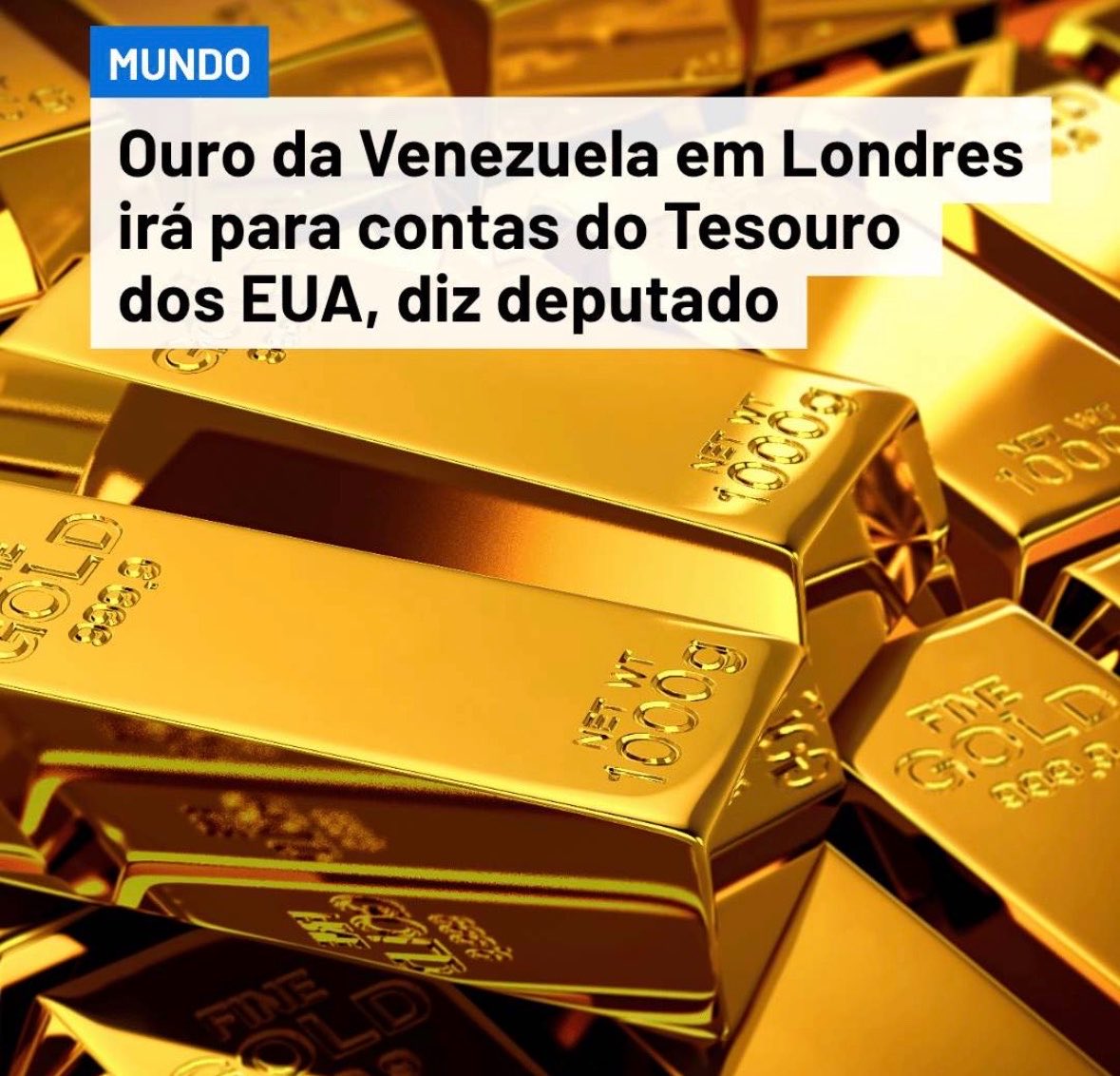 PedroRonchi2's tweet photo. Primeiro pegaram o petróleo. Agora, pegaram o ouro. Entendeu porquê sequestraram o presidente da Venezuela? https://t.co/U3zkVpdoM5