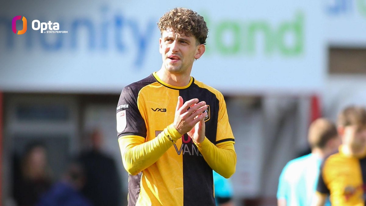 OptaJoe's tweet photo. 1 &amp; 22 – Newport County’s Harrison Biggins was the only player across the EFL’s opening weekend to record an assist and play 20+ passes into the opposition’s penalty area (22).

Whip. #OptaOnEFL https://t.co/pJaGqHYiqf