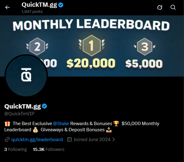 QuickTmVIP tweet picture