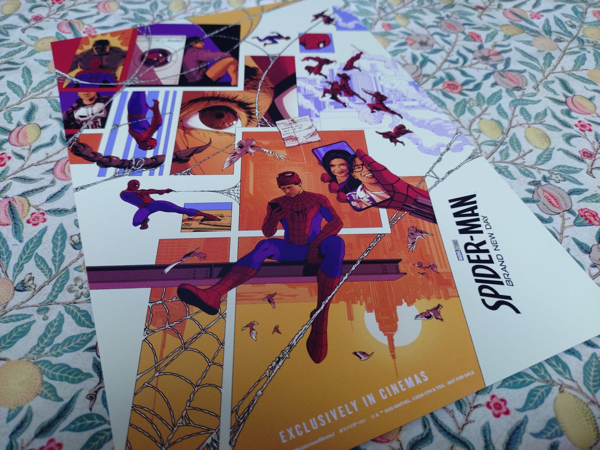 setsunaiing_'s tweet photo. #スパイダーマン
無事に特典もらえた。うれしい。2度目もよかったです。 https://t.co/hjZvUieroK