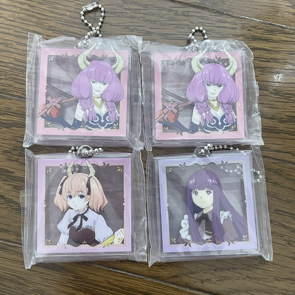 taeyoon1230's tweet photo. 交換　ガチャ　葬送のフリーレン
アクリルオブジェキーホルダー

【譲】アウラ　リーニエ　フェルン

【求】フリーレン　ヒンメル

郵送での交換📮

条件合う方いましたらお気軽に連絡してください🎀 https://t.co/WQzbhuXmIs