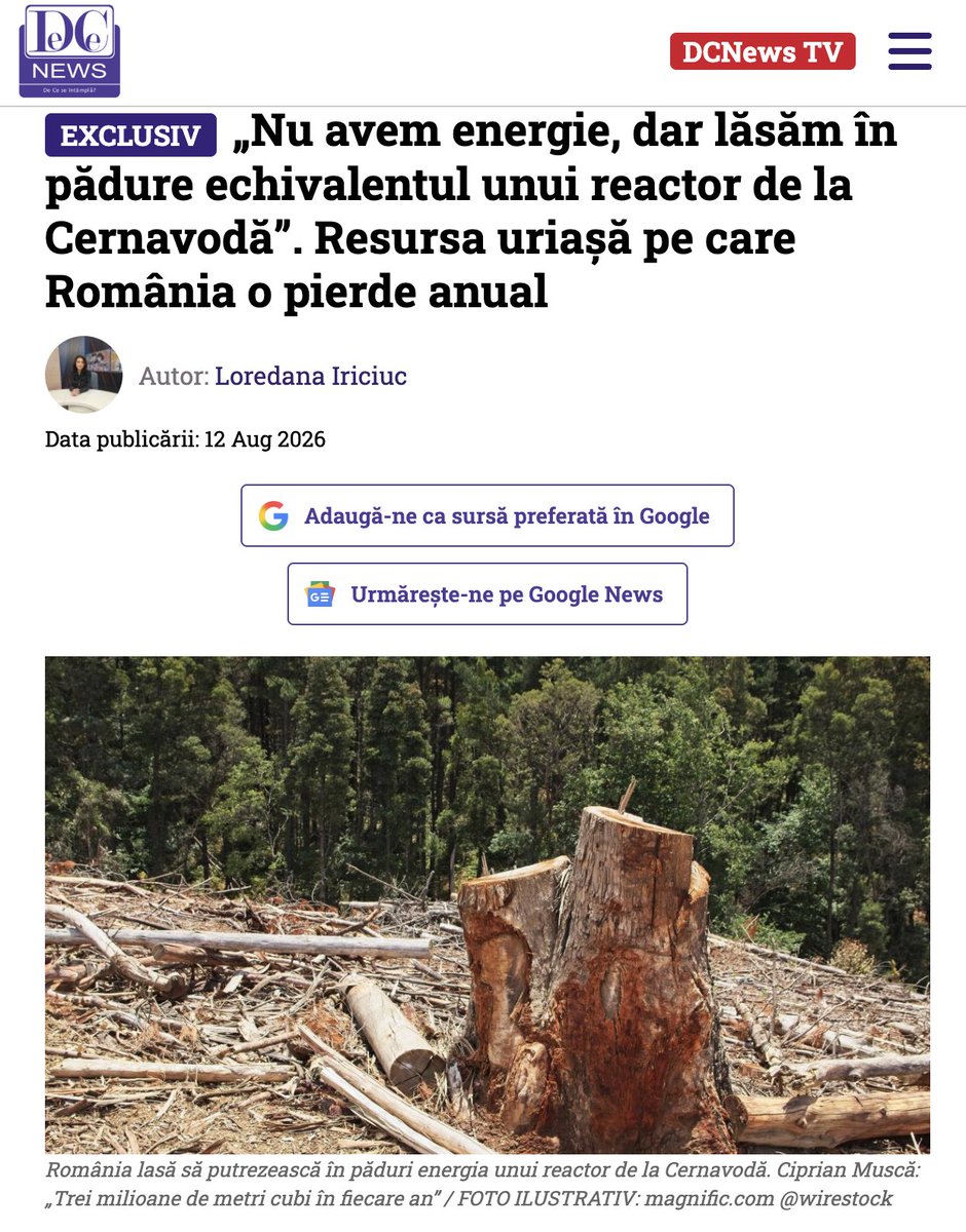 MuscaCiprian's tweet photo. At the Neptun Forum 2026, alongside Florin Stănică, president of ASAS. Romania's forest area has been growing, largely on abandoned mountain pasture, yet "deforestation" stays the default word. The real gap: community biomass plants and modern stoves.
https://t.co/gOOh2K1VFr https://t.co/dZvS4QQKPD