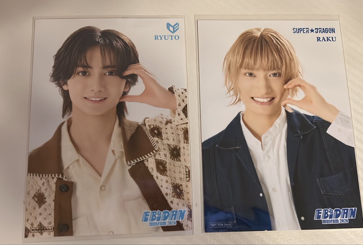 mlr1y's tweet photo. EBiDAN museum 2026 入場特典 交換 買取

【譲】柴崎楽、山本龍人

【求】ハル、池田彪馬 or 買取

郵送にてお取引可能な方

ご気軽にお声かけ下さい🙇‍♀️ https://t.co/bqorfCGNFx
