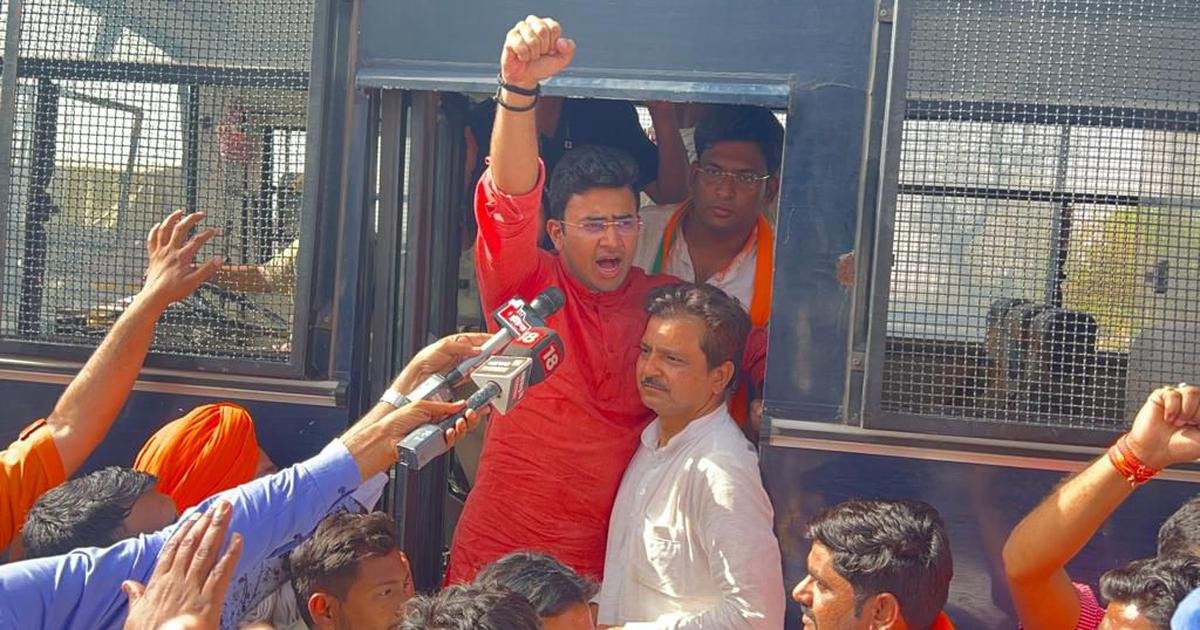 BJYM's tweet photo. As Shri @Tejasvi_Surya concludes a stellar 6-year tenure as BJYM National President, the entire BJYM family extends its deepest gratitude for his visionary leadership, unyielding energy, and relentless commitment to empowering India's youth. 🇮🇳

His tenure transformed youth activism into a powerful vehicle for nation-building under PM Shri @narendramodi's vision.

Thank you for inspiring millions of karyakartas across the nation. We wish you immense success in your continued journey of public service! 🪷