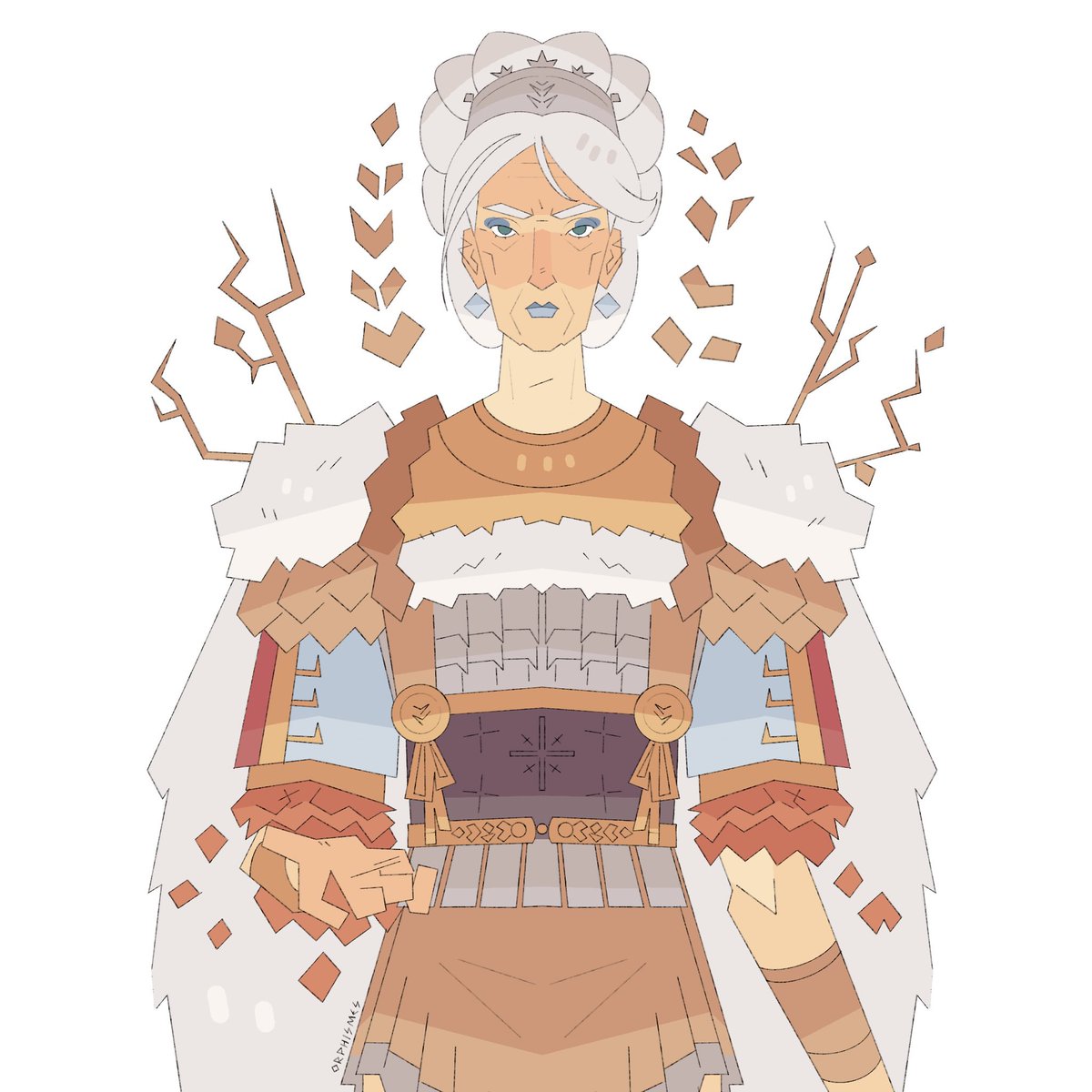 orphismes's tweet photo. goddess of seasons, grandmother demeter! #hades2 https://t.co/IwOeGQ0Ovr