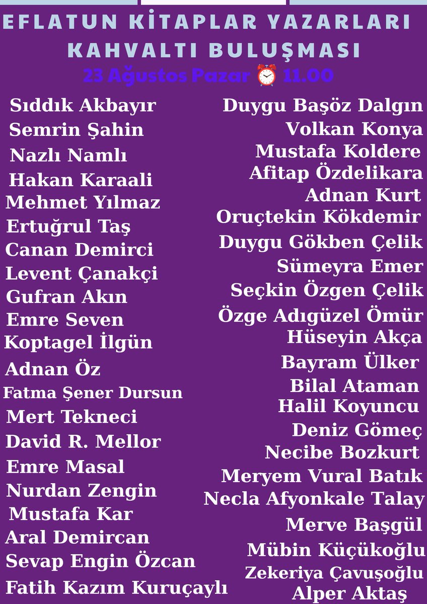 eflatunkitabevi's tweet photo. Yazarlarımızla kahvaltı buluşması... https://t.co/z8BCAG8QKm