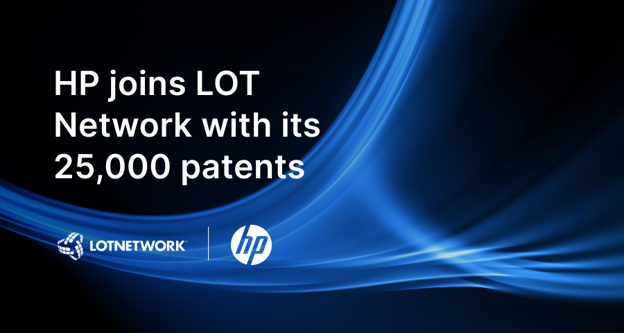 TheLOTNET's tweet photo. We're pleased to welcome HP to LOT Network.

With HP's 25,000+ patents, members are now immunized against patent litigation from more than 25% of all US patents if those patents fall into the hands of a PAE.

https://t.co/WXozTaY4KB https://t.co/5woC1sxjGz