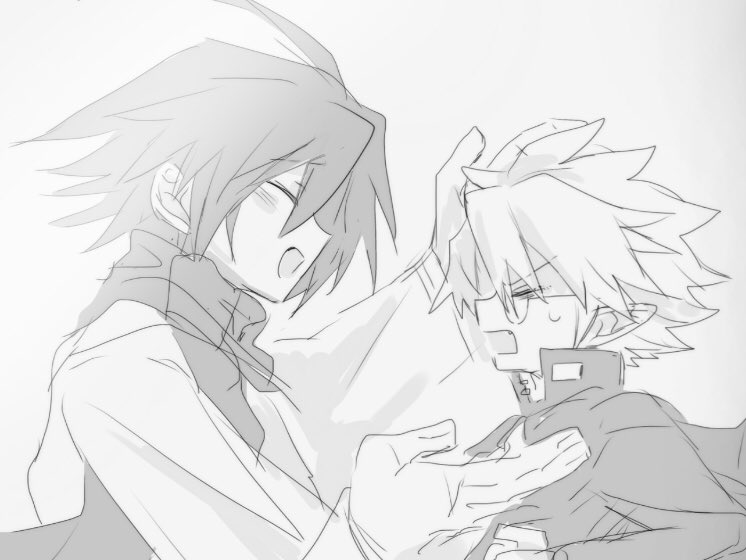 asi___ta's tweet photo. @0verlordAlmaz ダブル主人公大好きですよ……👍 https://t.co/aYmzm9vC2I