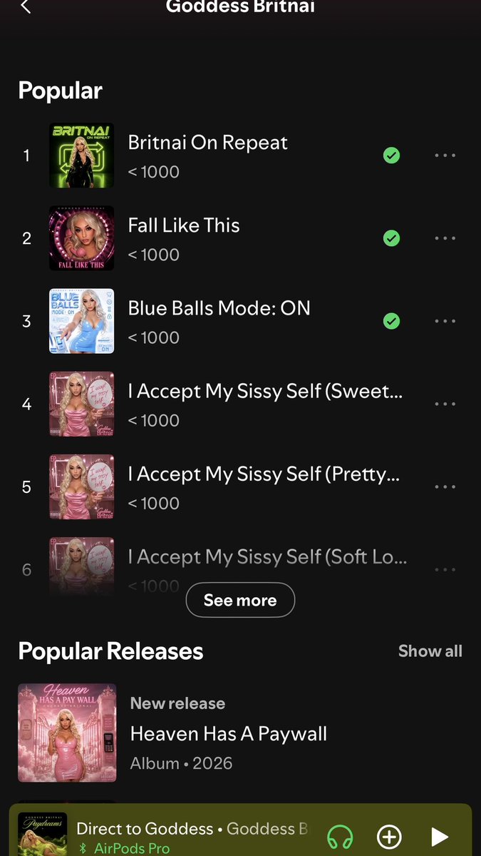 GoddessBritnai's tweet photo. Stream Goddess BRITNAI on Spotify, Apple Music + 22 other platforms! https://t.co/zWprzbCmQY