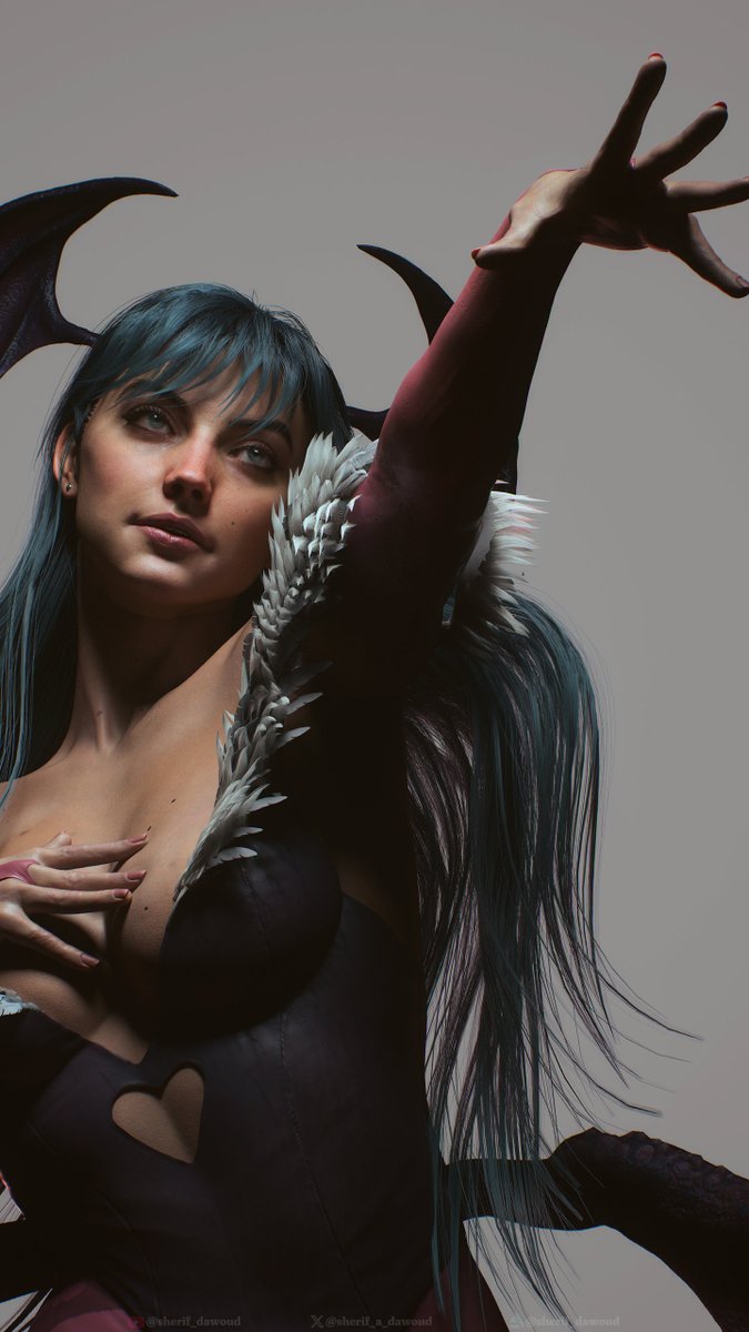sherif_a_dawoud's tweet photo. Morrigan
Darkstalkers fanart. wanted to make a more realistic version while staying true to the original design.
Calling it done for now, really fun project! https://t.co/2TrZCdjDpq