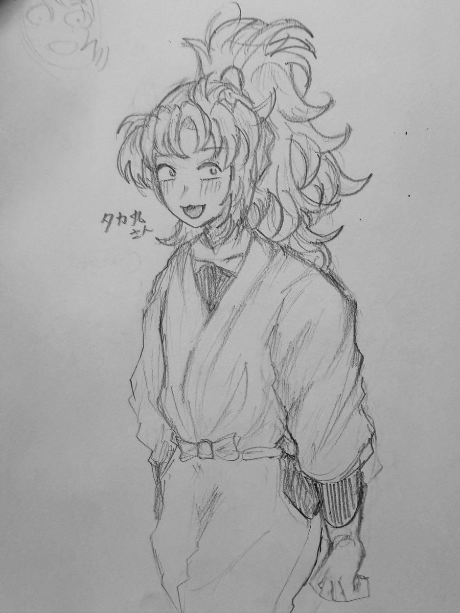 asaN0_5's tweet photo. 初描きタカ丸さん…！！ハサミない😭 https://t.co/mkpcSV3mFq