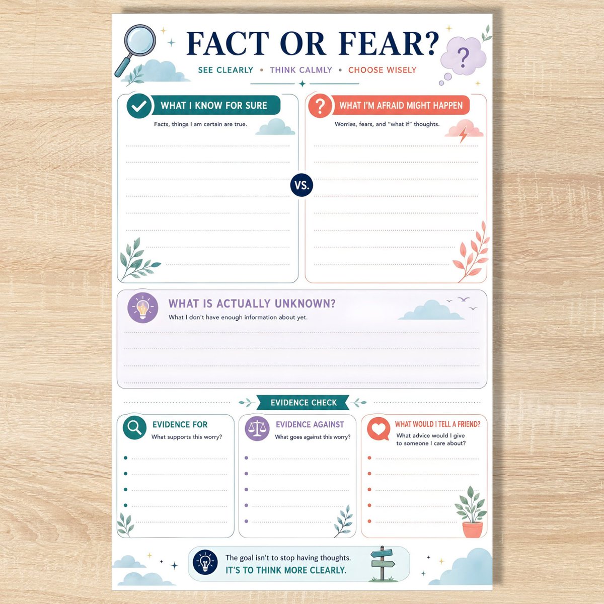 artisianaurast's tweet photo. CONFUSION β CLARITY β ACTION
π Digital file
π¨οΈ Printable
β‘ Instant delivery
π DM me to purchase
Your thoughts don't have to run the whole day.
#Overthinking #DecisionMaking #MindsetTools #PrintableWorkbook #DigitalPrintable #SelfCareJournal #Clarity #MindfulLiving #Journalin https://t.co/vXgHwGnZKL
