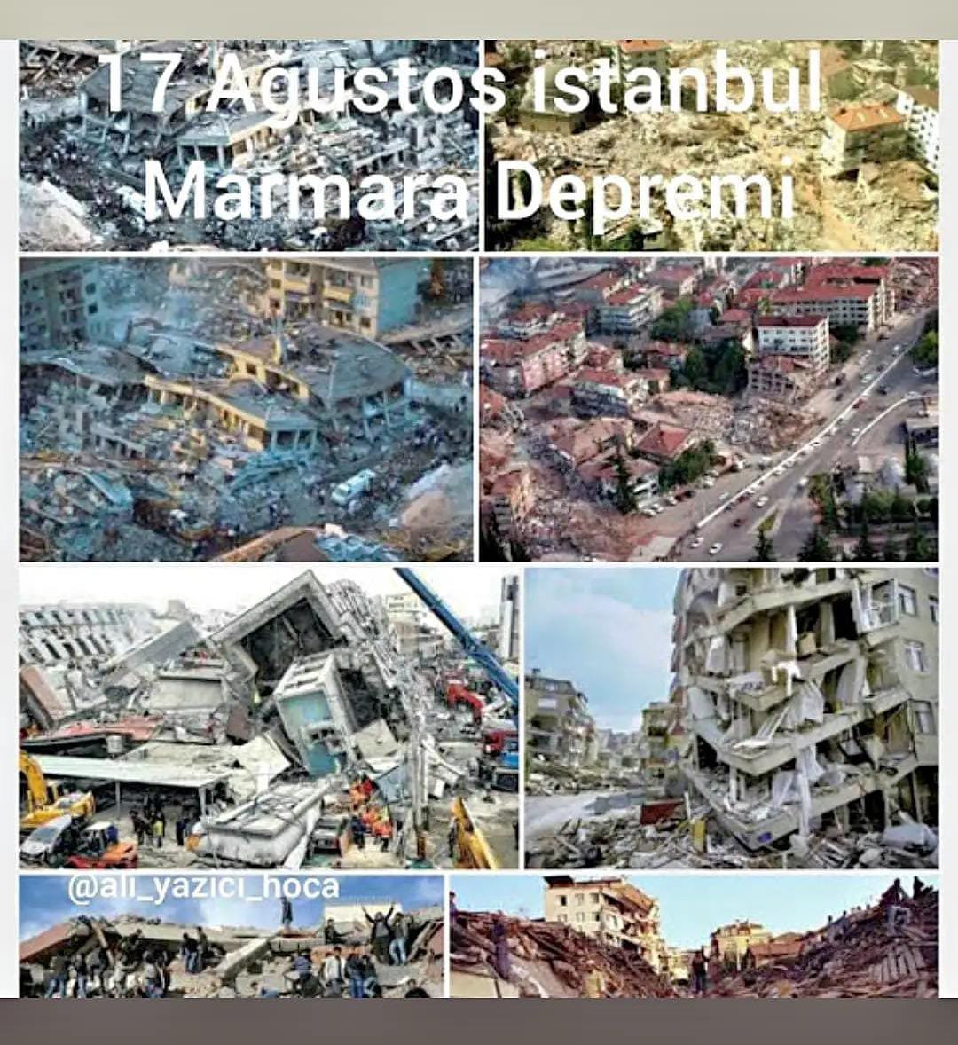 sbahattin's tweet photo. 17.08.1999 Saat :  03.02  27 YIL 
O acı ve büyük felaketi unutmadık. Kaybettiğimiz  binlerce canı unutmak , acılarımızı  dindirmek mümkünmü ki. Allah sonsuz rahmet eylesin. Mekanları cennet olsun.Rahmetle ve dualarla anıyoruz.Rabbim,Milletimize bir daha böyle afetleri yaşatmasın. https://t.co/OzoON9b0r8