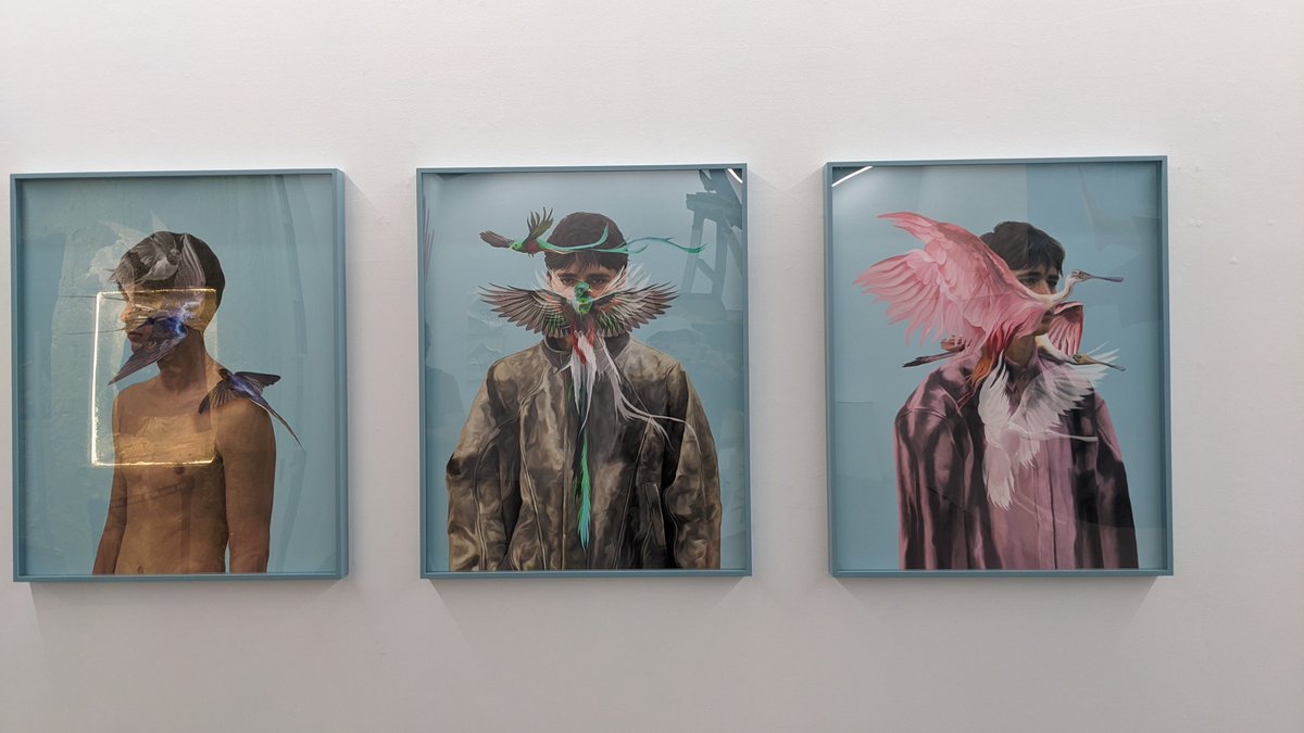 Takesii's tweet photo. リカルド・ルエバノス『THE SKY PROMISED NOTHING』DIESEL ART GALLERY にて https://t.co/YRnDpRprLx