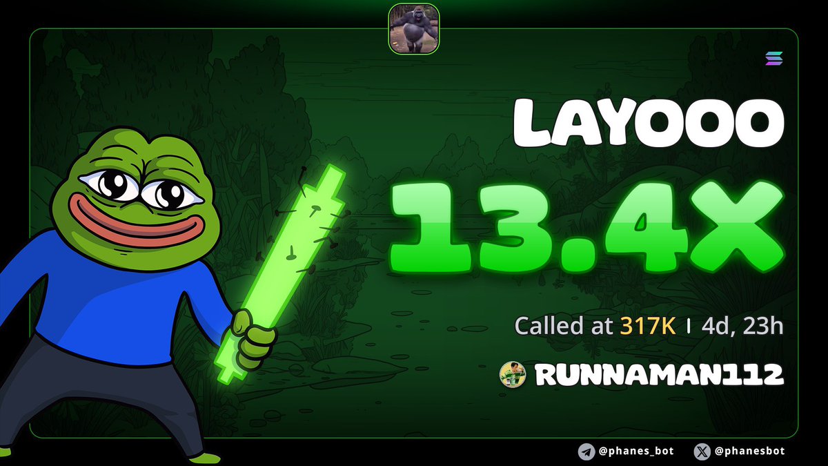 AOWilliams23's tweet photo. This play was too obvious.....wouldn't u agree?!?!?

Don't ever fade me!!!!

$LAYOOO 

#Solana #memecoins #layooo https://t.co/XxM5KmDznm