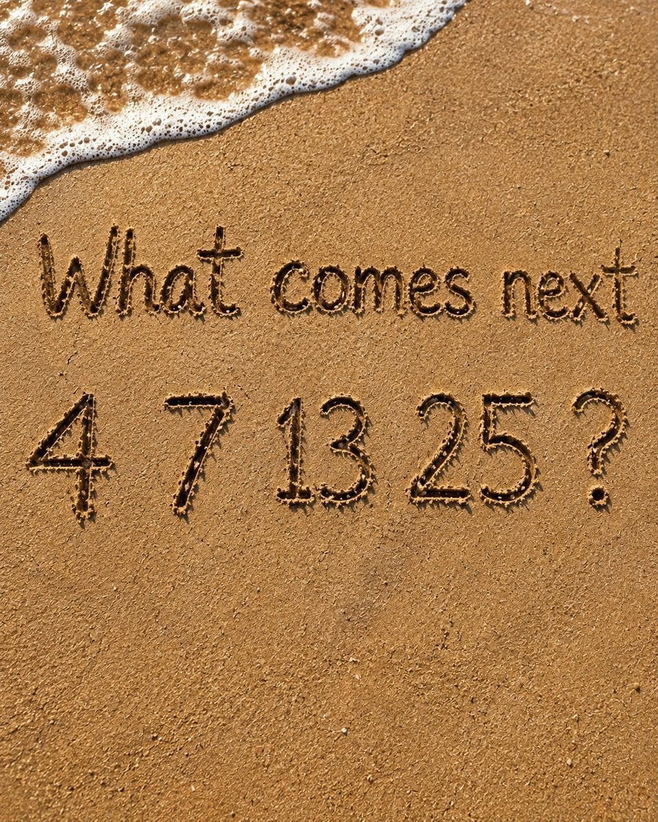 Inaye21's tweet photo. Test your pattern recognition.

What comes next?
Guess a next number https://t.co/O9GANonzrU