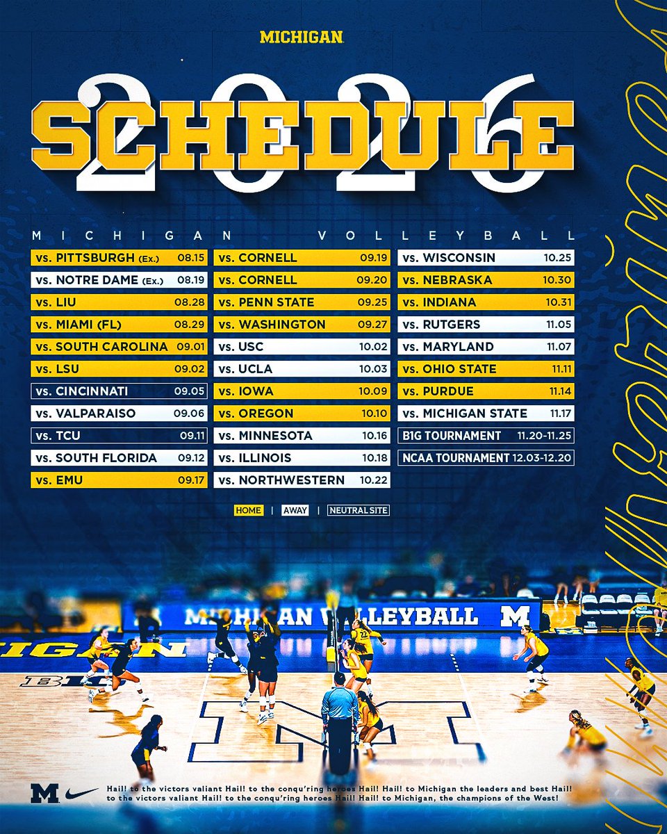 umichvball tweet picture