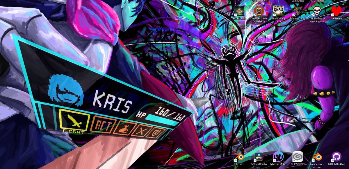 Supritom_'s tweet photo. @LORESARTBOOK didnt know the artist who made it, thanks for making the best wallpaper i got, its bewtifull https://t.co/B5ChEwofWx