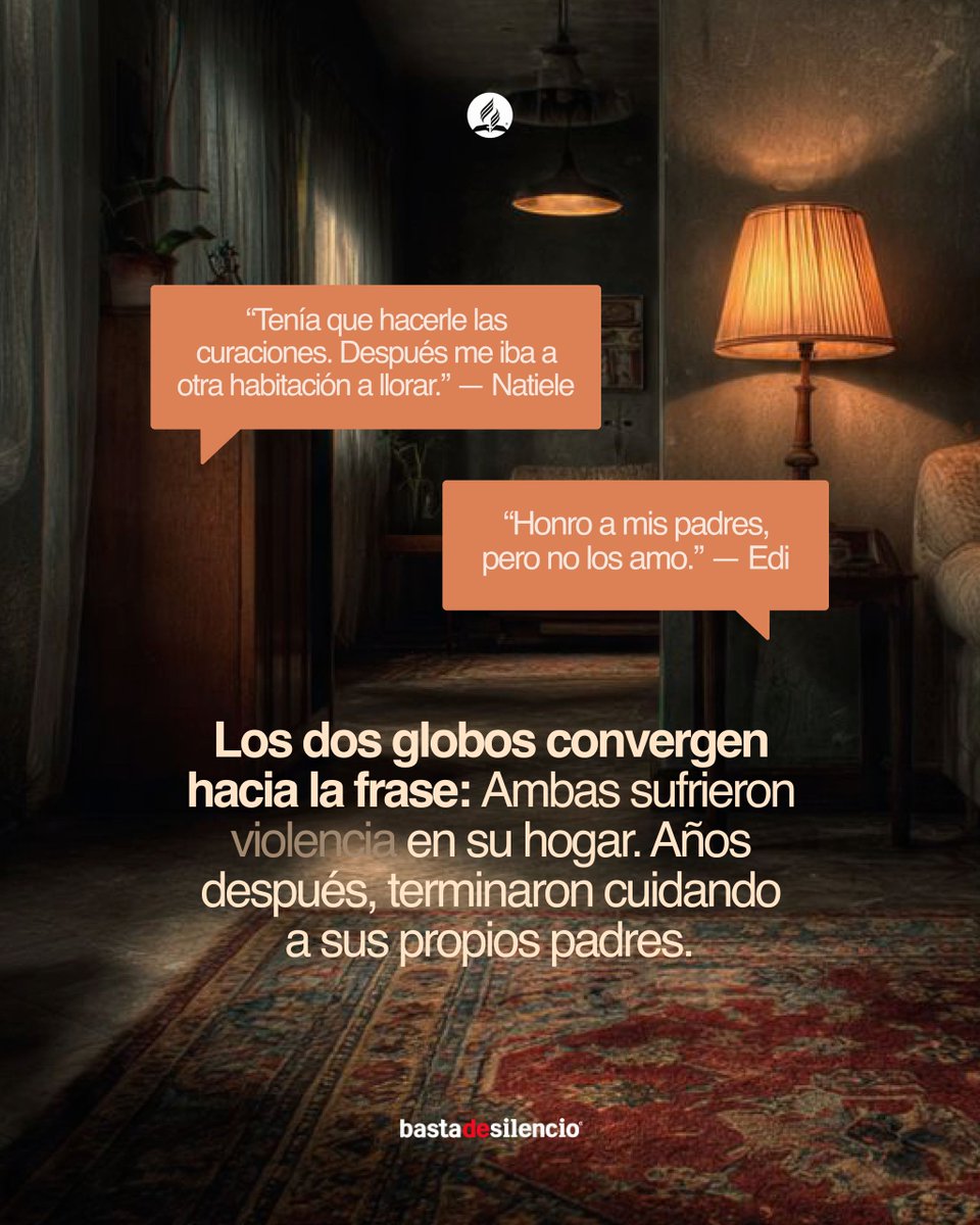 iasdsudamerica's tweet photo. “Le hacía las curaciones. Después iba a otra habitación a llorar.”
Natiele cuidó de su padre en la vejez, el mismo que abusó de ella en su infancia.
¿Honrar a los padres significa amar o permanecer en el abuso? 💛
Lee la historia: https://t.co/YOU6lM3aNb
#BastadeSilencio https://t.co/7njKL8RO8m