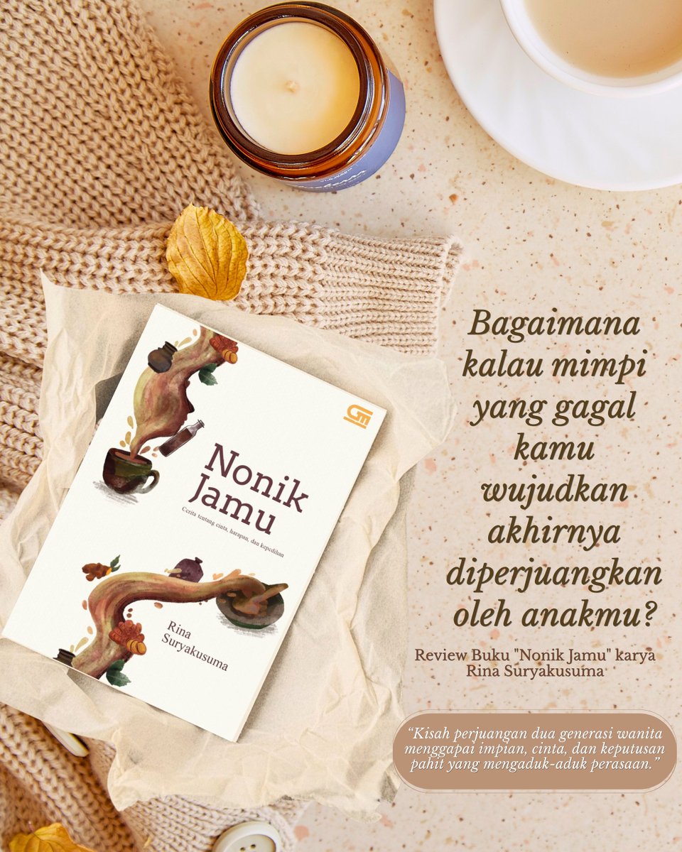 journalzees's tweet photo. ๐ชถ Pustaka Samฤซkแนฃฤ ๐๐ หหห
๐ Nonik Jamu oleh Rina Suryakusuma
โ 4/5
๐ iPusnas, Romance
#PustakaZee https://t.co/Vmmt8Fykur