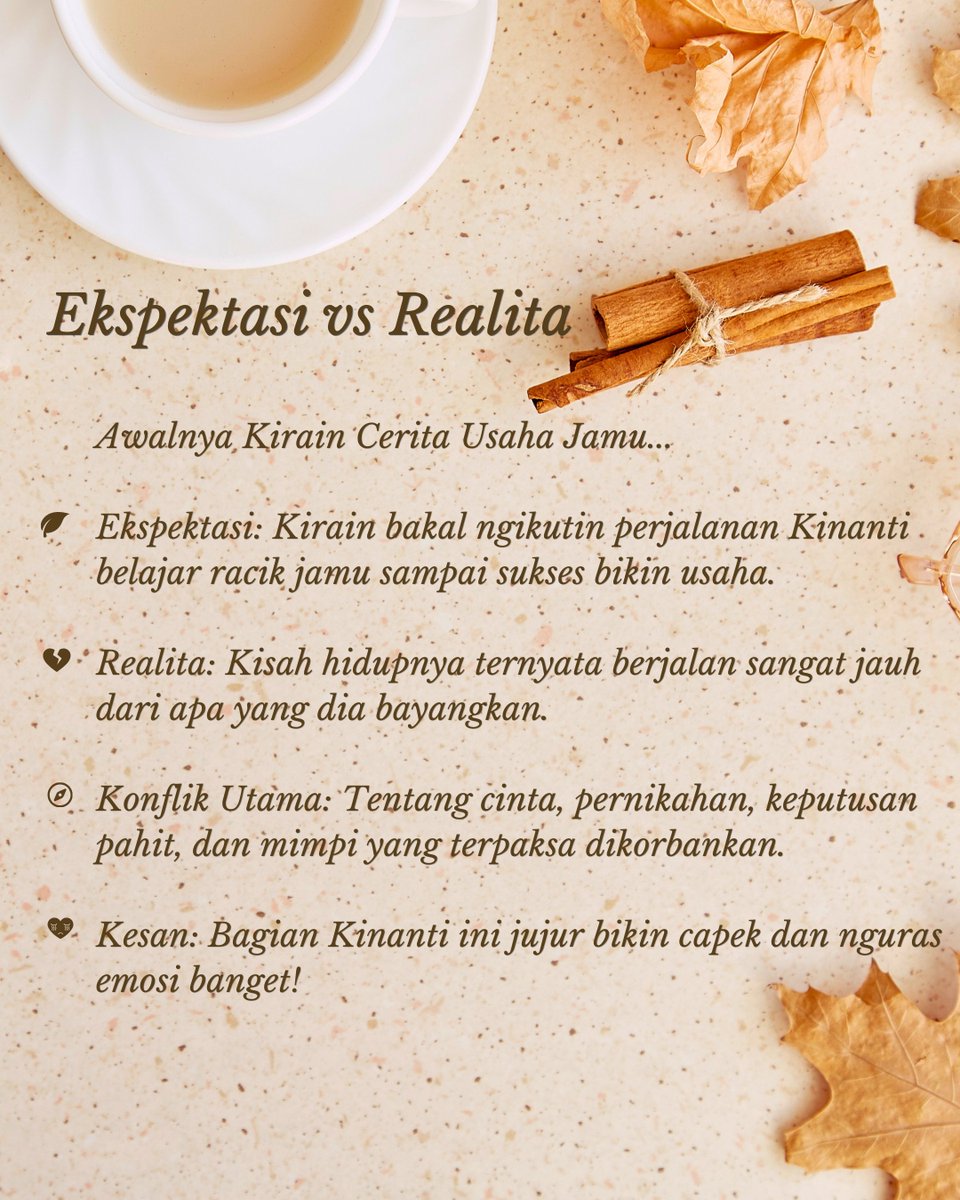 journalzees's tweet photo. ๐ชถ Pustaka Samฤซkแนฃฤ ๐๐ หหห
๐ Nonik Jamu oleh Rina Suryakusuma
โ 4/5
๐ iPusnas, Romance
#PustakaZee https://t.co/Vmmt8Fykur