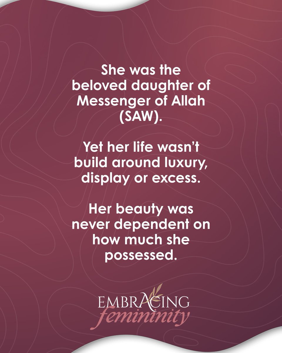 GIOHyderabad's tweet photo. When did femininity become so expensive? 🌷
Fatima (RA) reminds us that beauty was never about having more—it was about simplicity, modesty, and contentment with what Allah has given. 🤍
#giohyderabad 
#embracingfemininity https://t.co/tER3SrQfoX