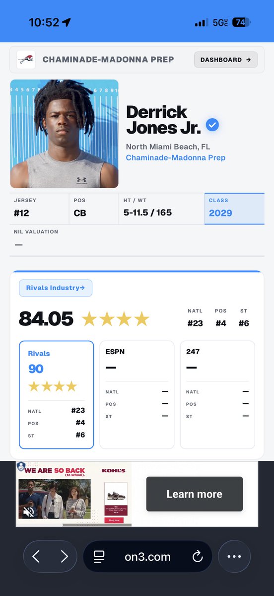 8gumpp__'s tweet photo. Blessed to be ranked a 4star!! @adamgorney @MikeTSinger @ChadSimmons_ @adamgorney @Rivals https://t.co/8wsbJn1OAi