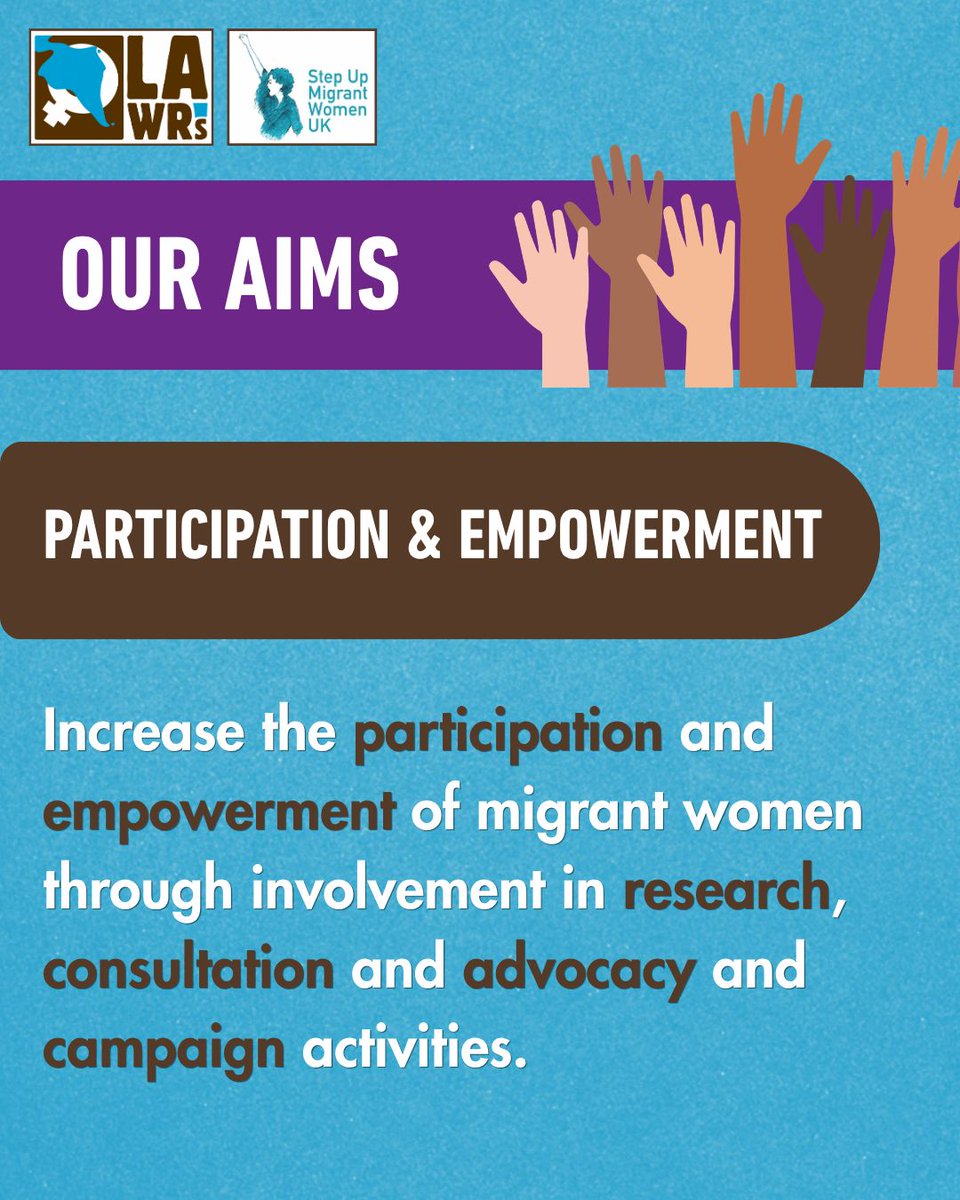 lawrsuk's tweet photo. ➡️ Did you know that 50+ organisations support this important initiative? We believe that immigration enforcement should NOT be prioritised over the safety of migrant women. (2/3) https://t.co/HJnW6RzvzK