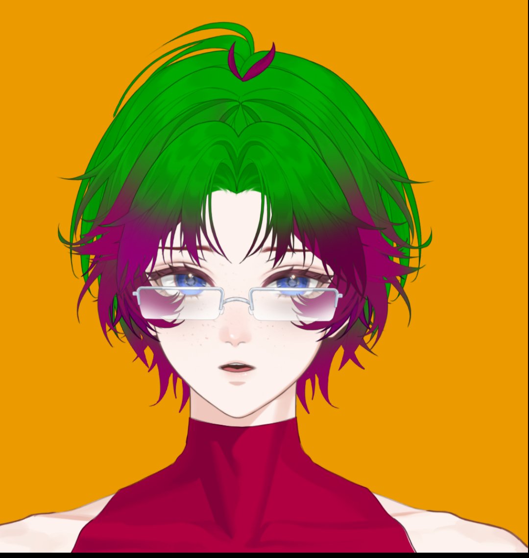 SmugArcel's tweet photo. Wanted to make my model look more like me irl for when I didn't wanna use my camera (when I didn't wanna put teeth in) https://t.co/xGZoas8Unp