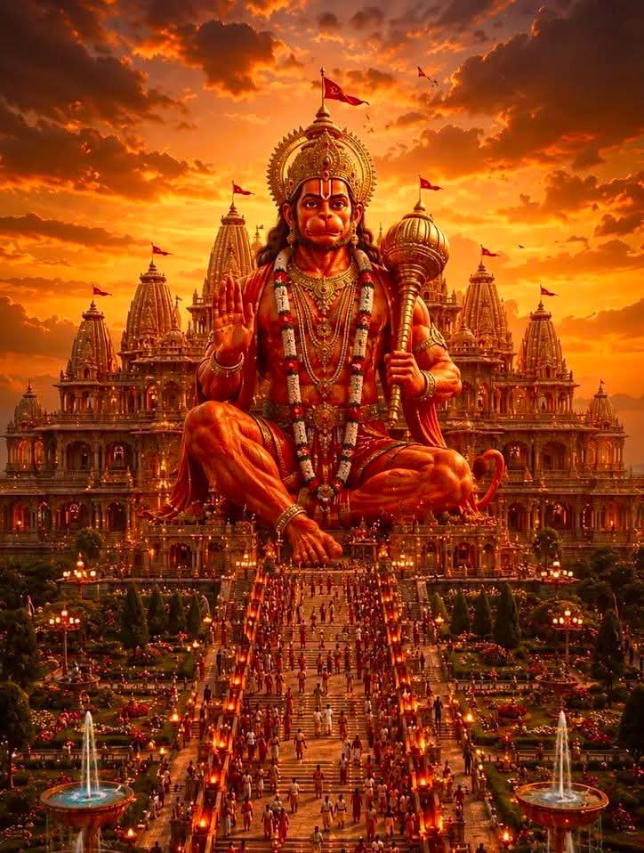 AnjuJha05's tweet photo. ॐ मनोजवं मारुततुल्य वेगम् जितेन्द्रियं बुद्धिमतां वरिष्ठम् ।
वातात्मजं वानरयूथमुख्यं श्री रामदूतं शरणं प्रपद्ये ॥
जय बजरंगबली🌺🔥 
🎇🌻🔥शुभ मंगलवार 🌺🌟
🌺🔥 🎉🏵️मंगलमय सुप्रभात https://t.co/Al2SzcawSE