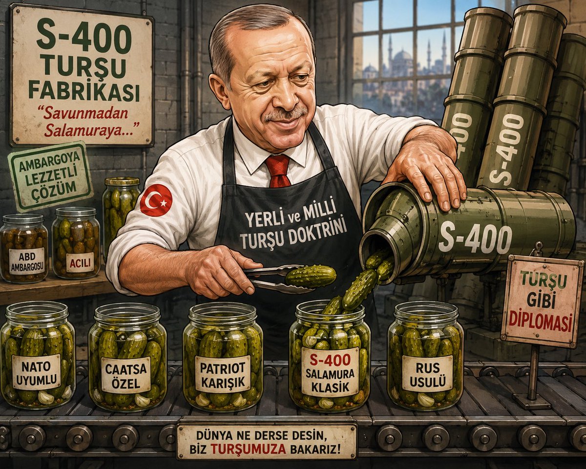 Ahmet_Erozan's tweet photo. ABD’nin yönlendirmesine (ayıp olmasın diye bu kelimeyi kullandım) istinaden elde mevcut Amerikan silahlarından bir bölümünün Ukrayna’ya devri konusunda Rusların geçen hafta “Hayrola komşu..?” diyerek yönelttikleri sorular şimdilik yanıtsız bırakılmış vaziyette…

Benim bildiğim Ruslar soru sormakla kalmamış, kapalı kapılar ardında en azından “F-35, F-16 ve F110 motorları satın alabilmek için defetmek durumunda olduğunuz S-400’lerden artık turşu kurar, ABD ile birlikte birer bardak da acılı suyundan içersiniz” demişlerdir…