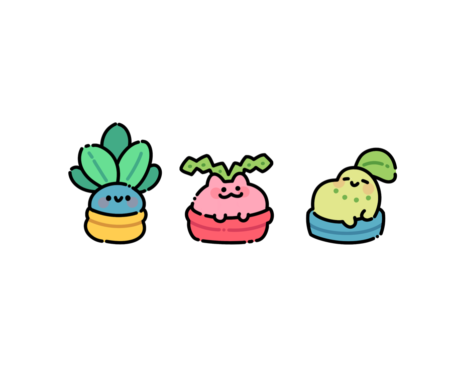 stefscribbles's tweet photo. poképlant babies https://t.co/pr7FU42kjs